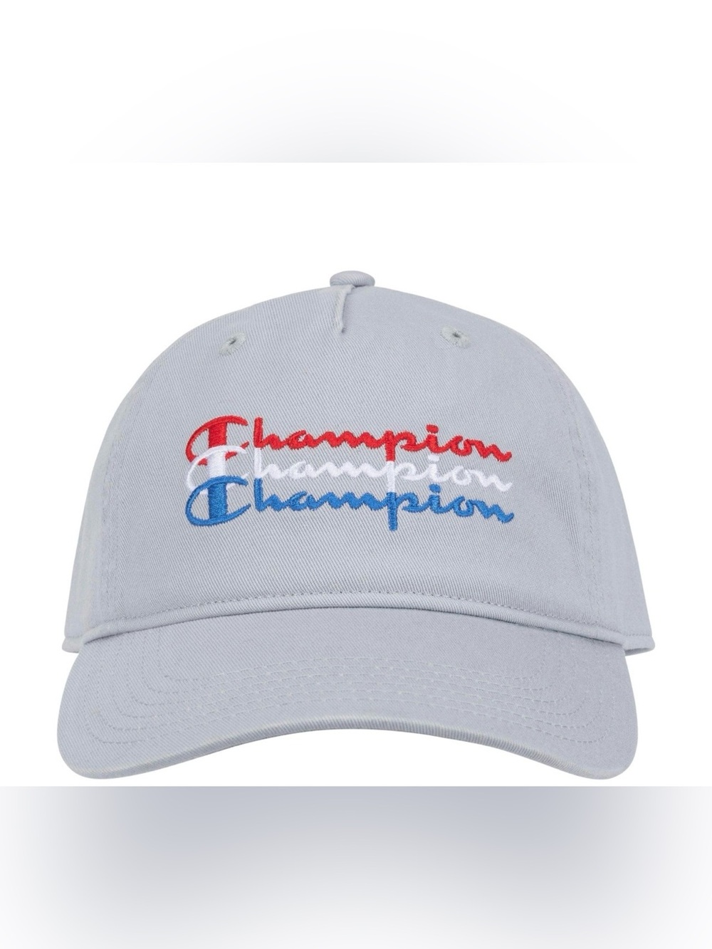 #3076**Unisex’s Champion Light Gray Embroidered Logo Baseball Cap